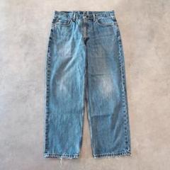 リーバイス550 Levis W36 ブルーデニム 青 ヒゲ 古着 14969
