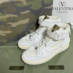 VALENTINO GARAVANI カモ柄 ハイカット スニーカー　40