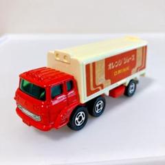 絶版 レア トミカ ふそう ウイングルーフトラック オレンジジュース 箱無し