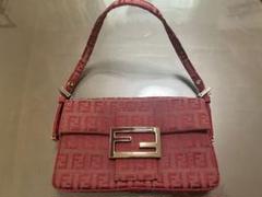 FENDI マンマバケット ミニ ズッキーノ 赤 ワインレッド