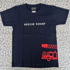 RESCUE SQUAD Tシャツ 130サイズ ネイビー 紺