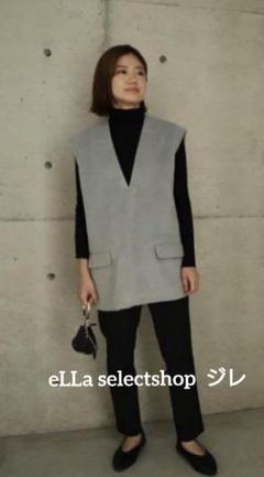 ella selectshop HAILEE ハンサムジレ　ベスト ella selectshop HAILEE ハンサムジレベスト