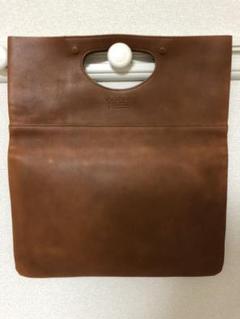 美品 クレドラン 2WAYクラッチバッグ ブラウン