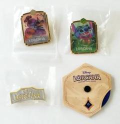 ディズニー ロルカナ ピンバッジ ロゴ 紫 Disney ピンバッジ ロゴ 紫 パープル アメジスト ディズニー