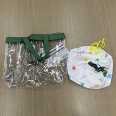 しん次元！クレヨンしんちゃん 巾着付きクリアトートバッグ