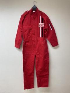 TRDつなぎツナギ作業着Ｌサイズ綿100%トヨタテクノクラフト赤ジャンプスーツ TRDつなぎツナギ作業着Lサイズ綿100%トヨタテクノクラフト赤
