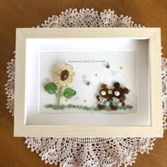 ③夏花【flower*summer】アサガオ シーグラスアート ③夏花【flower*summer】アサガオ シーグラスアート