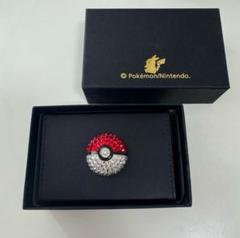 スワロフスキーポケモン本革ダメカンケースcrystalstoneモンスターボール スワロフスキーポケモン本革ダメカンケースcrystalstone