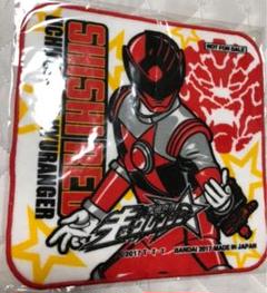 キュウレンジャー タオルハンカチ 非売品 新品 未開封 ハンカチ シシレッド