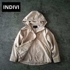＊美品＊インディヴィ♡ブルゾン　マウンテンパーカー セール】春SALE！【撥水／UVケア】マルチWAYマウンテンパーカ