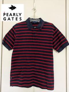 PEARLY GATES ストライプ ポロシャツ サイズ3