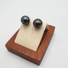 12mm珠　Ｋ18　タヒチパール　黒蝶真珠　タヒチアン　タヒチ真珠
