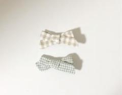 hand made♡ベビーヘアクリップ2set