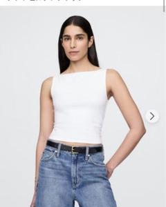 即購入歓迎！GAP ボートネック　クロップド　タンクトップ