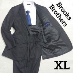 超美品 現行 BROOKSBROTHERS ダークグレーWOOLキュプラ XL 超美品 現行 BROOKSBROTHERS ダークグレーWOOLキュプラ XL