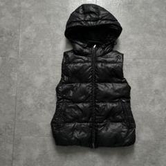 【美品】DUVETICAデュベティカ　ダウンベスト　レディース　40 B16@5 THIALONQUATTRO / ティアロンクワトロ （GRAFITE