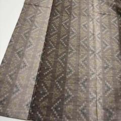 専用　長襦袢　袋帯　セット未使用　真綿紬　縞模様 230820-i23082003a.jpg