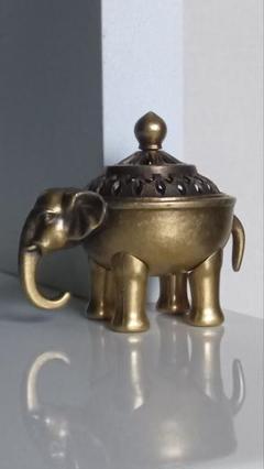 銅製 吉祥三足双耳象炉 香薰炉 装飾品 工芸品 美術品 置物 Amazon｜香橙 住吉 鋳物師 大野芳光 鋳銅 双耳 獅子火屋 高砂図