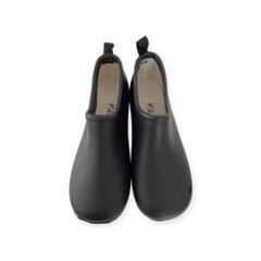 GITA ジータ レインシューズ ラバー スリッポン 雨靴 21-22cm 黒