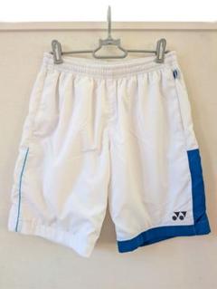YONEXベリークール　ハーフパンツ　UNI ゲームパンツ　M　青白　裏メッシュ