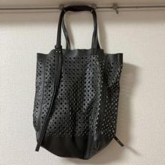 美品⭐︎H.V.F.N パンチングレザートートバッグ 美品⭐︎H.V.F.N パンチングレザートートバッグ