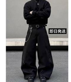 Wide Slacks Studs Baggy 変形　ワイドパンツ
