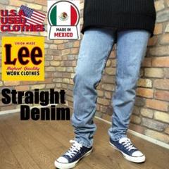 PD1-105【US買付 Lee】OLDメキシコ製 良フェード ストレートデニム