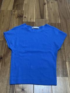 値下▶︎ZARA▶︎青色 半袖 Tシャツ試着のみのサムネイル