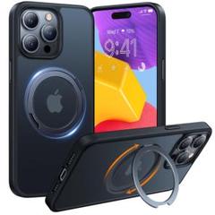 iPhone 14 Pro 用 ケース「多機能360°回転スタンド」