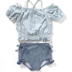 ★新品未使用★BREEZE ブリーズ　水着　オフショル　セパレート　100