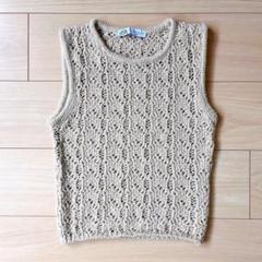 ZARA ラスティック ニットトップス - メルカリ