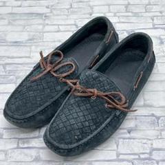 Bottega Veneta ボッテガ ネイビー スエード デッキシューズ