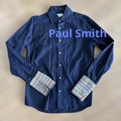 Paul Smith コットン100%長袖シャツ ブラックM