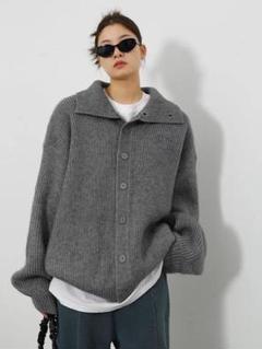 厚手棒針編み ロングカーディガン 秋冬 新作 お出かけ普段着女子会アウトドア