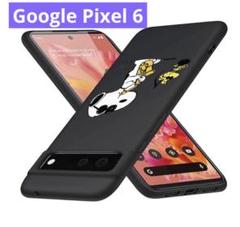 Google Pixel 6 ケース スヌーピー スヌーピー ブラック