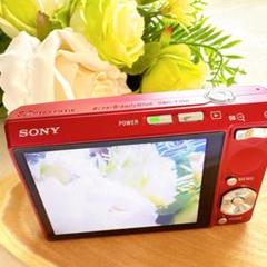 【美品中古】SONY Cyber-shot DSC-T100 レッド　正常動作品 Sony Cyber-Shot DSC-T100 Camera PARTS/REPAIR ONLY (READ