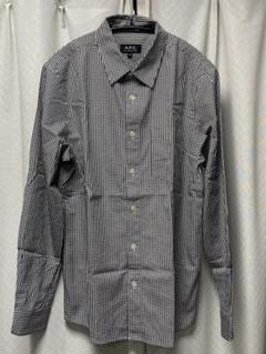 早い者勝ち A.P.C.アーペーセー 半袖シャツ ギンガムチェック ブルー S 2258883266.jpg?1715311836