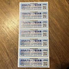 ANA ANAグループ優待券　7枚　全日本空輸　サービス券　帰省　夏休み　お土産