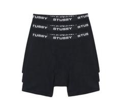 ゆい様　新品未使用　STUSSY ボクサーパンツ　S　2枚　黒　パンツ　箱付き Stussy ボクサーパンツ Sサイズ 1枚 - メルカリ