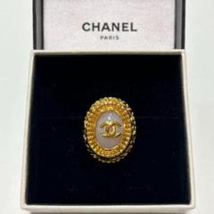 【極美品】シャネル イヤリング ココマーク ゴールド カラーストーン 片耳