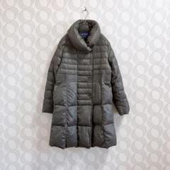 St.Trophime♡レディース リアルダウンジャケット ヘリンボーン柄 F