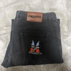 『早い者勝ち』GX1000 デニムパンツ ブラック GX1000] * DIMETHYLTRYPTAMINE PANTS *バギーパンツ (GX1000