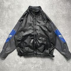 【激渋 80s adidas RUN DMC レザートラックジャケット】 激渋 80s adidas RUN DMC レザートラックジャケット】 - メルカリ