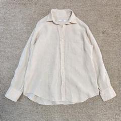 美品 ジャーナルスタンダードレリューム チェック リネンシャツ 麻100% 濃紺 JOURNAL STANDARD - JOURNAL STANDARD relume ジャーナル