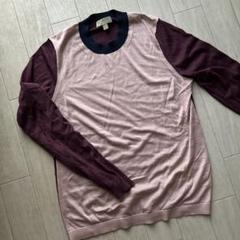 BURBERRYバーバリーメンズ シルクウールニット