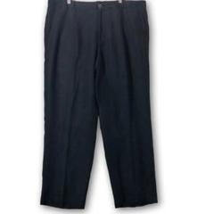 ✨大人気✨ BAHAMA ブラック スラックス　古着 古着 90s GAP Premium ブラック ギャバジン ウール タック