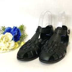 美品　ユナイテッドアローズ グルカサンダル　ブラック　サンダル　ブラック　　36