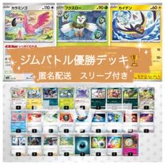 ジムバトル優勝デッキ　だんけつのつばさ