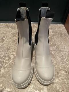GANNI グレー チェルシーブーツ