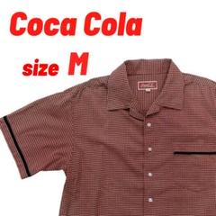 vintage オープンカラーシャツ コカコーラMサイズ 希少 90s
